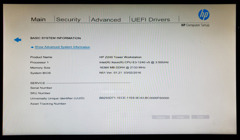 HP Z240 Tower Workstation Xeon E3-1240 v5 8GB RAM  K620 - No HDD Q