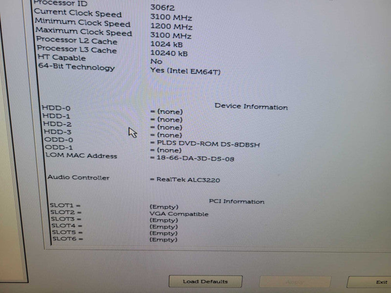Dell Precision T5810 - Xeon E5-1607 v3 32GB DDR4 NO HDD QUADRO P600 425W PS %