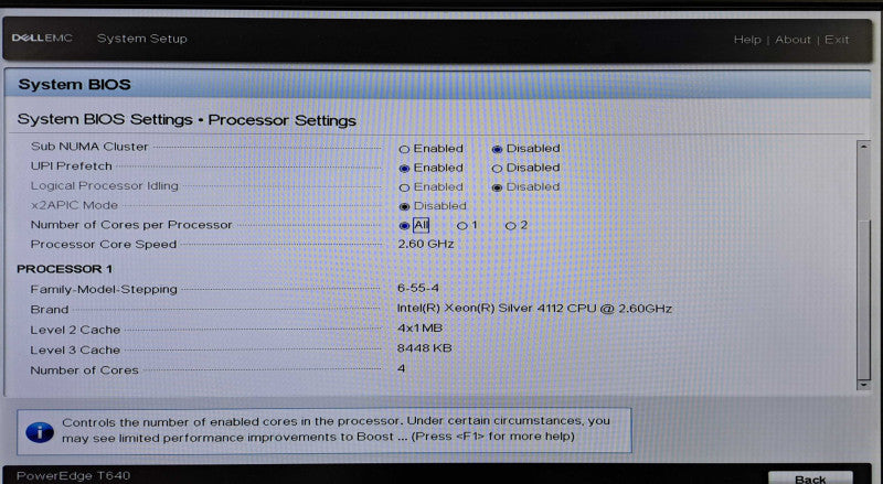 Dell PE T640 32x 2.5" | 1x Xeon Silver 4112, 16GB DDR4, H730P, 2x 1TB SAS