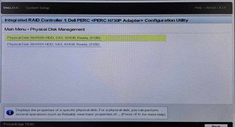 Dell PE T640 32x 2.5" | 1x Xeon Silver 4112, 16GB DDR4, H730P, 2x 1TB SAS