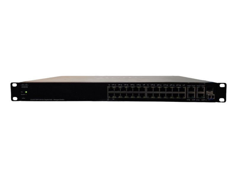 Cisco SG300-28PP-K9 V03, 28-Port Gigabit PoE+ Managed Switch, 2x SFP