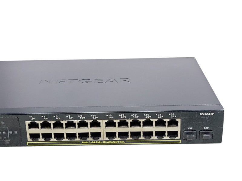NetGear GS324TP 24-Port Gig PoE+ Smart Managed Pro Switch w/ 2x SFP Ports _