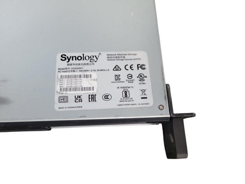Synology RackStation RS822RP+ Diskless System Network Storage 3x 4TB HDD !