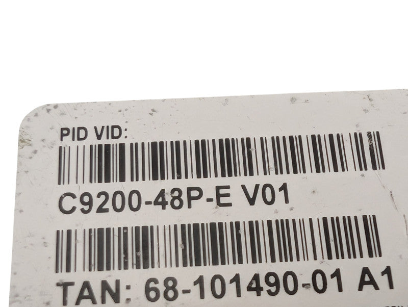 Cisco Catalyst 9200 48 PoE+ C9200-48P-E V01 Managed Layer 3 Switch -