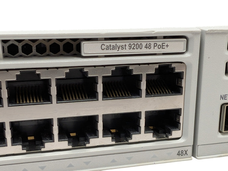 Cisco Catalyst 9200 48 PoE+ C9200-48P-E V01 Managed Layer 3 Switch -
