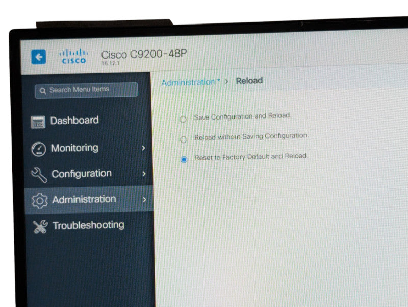 Cisco Catalyst 9200 48 PoE+ C9200-48P-E V01 Managed Layer 3 Switch -