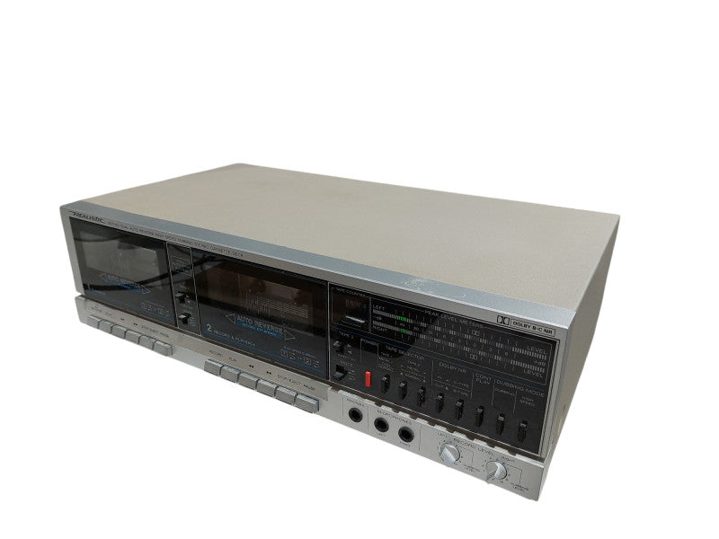 Realistic Dual Auto Reverse High Speed Dubbing Stereo CassetteDeck-SCT-100  =