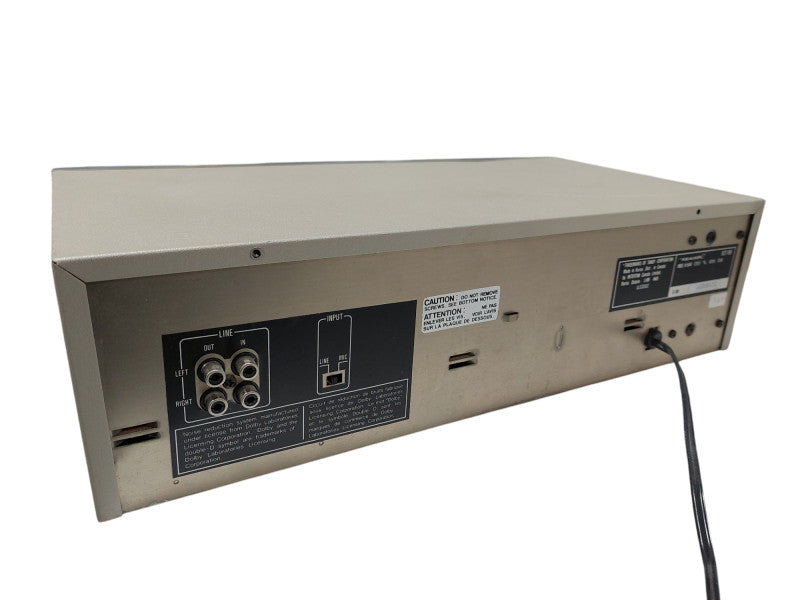 Realistic Dual Auto Reverse High Speed Dubbing Stereo CassetteDeck-SCT-100  =