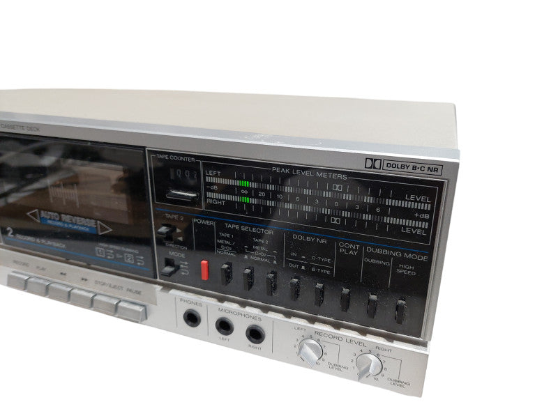 Realistic Dual Auto Reverse High Speed Dubbing Stereo CassetteDeck-SCT-100  =
