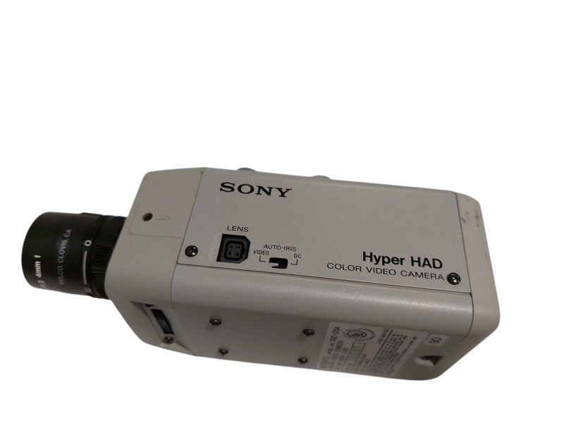 Sony Hyper HAD Color Video Camera Model: SSC-C104 TV Lens F1.2 4mm Pelco  =