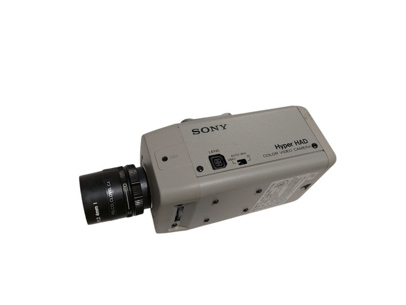 Sony Hyper HAD Color Video Camera Model: SSC-C104 TV Lens F1.2 4mm Pelco  =