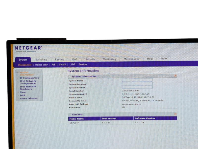 NETGEAR ProSafe GS728TP 24-Port Gigabit Smart Switch with PoE 4x SFP -