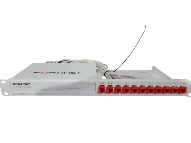 Fortinet FortiGate FG-60E-POE, Network Security-Firewall Appliance, READ !