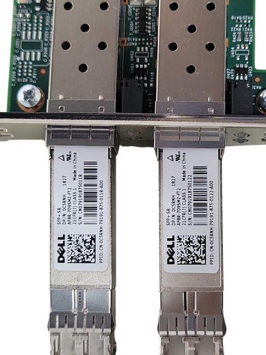Dell Broadcom BCM9574 Dual-Ports SFP+ 10Gbps Network Card 0GMW01 w/ SFPs _