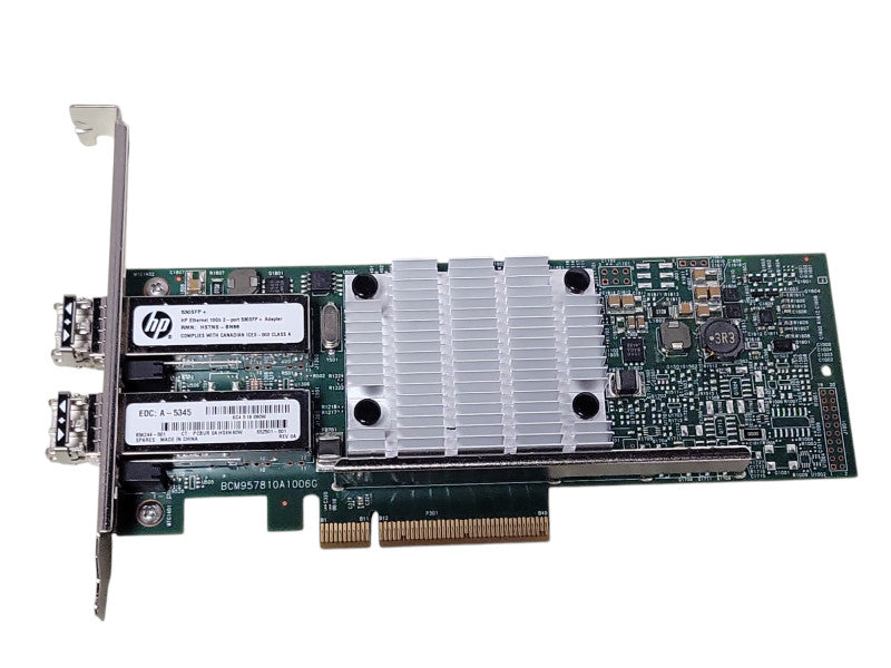 HP Ethernet 10Gb 2-Port 530SFP+ Adapter 656244-001 w/ SFPs _