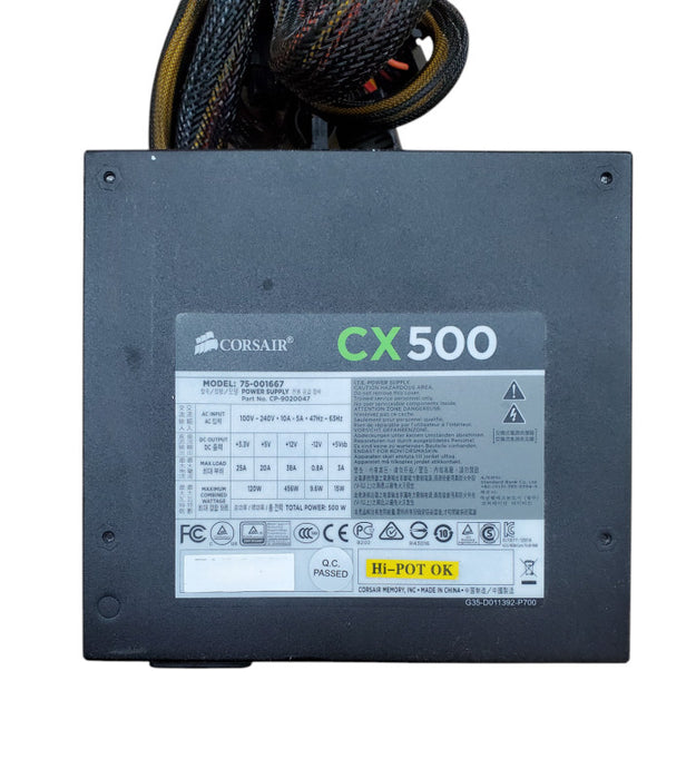 Corsair CX500M | 500W Desktop Power Supply | 75001667