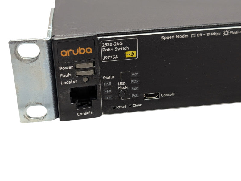 Aruba 2530-24G-PoE+ Switch (J9773A) Smart Web Managed Switch 4x SFP  Q-