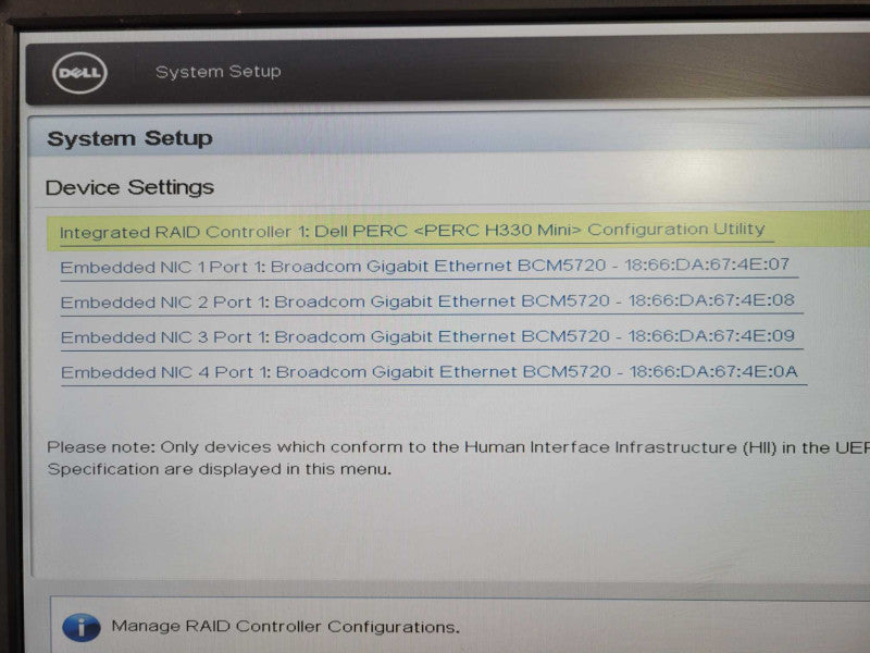 Dell R430 1U 4x 3.5"| Xeon E5-2603 v4 @1.70GHz, 16GB DDR4, H330 Mini !