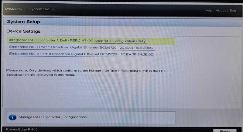 Dell R440 1U 8x 2.5" Server | 1x Xeon Gold 6152 @2.10GHz, 32GB DDR4, H740P