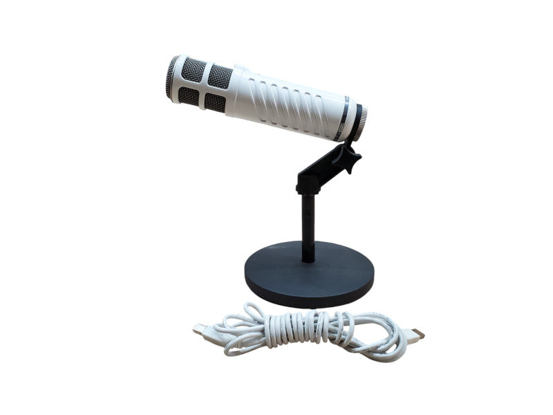 Podcaster Dynamic Broadcast USB Microphone w/ Stand *read*