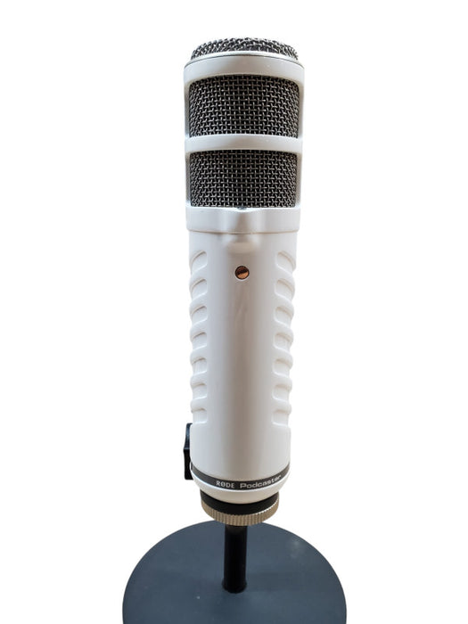 Podcaster Dynamic Broadcast USB Microphone w/ Stand *read*