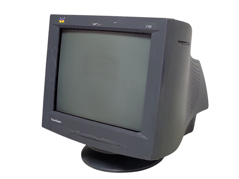 Viewsonic E70fb 17" SXGA Flat CRT Monitor Black, VCDTS22355-5M , READ Q_