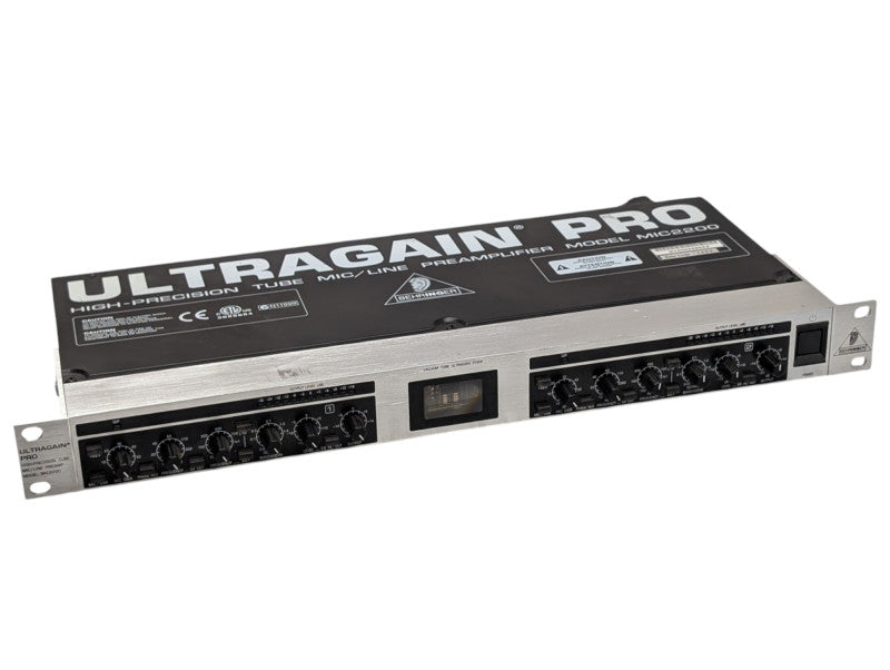 Behringer Ultragain PRO High-Precision TUBE Mic/Line Preamplifier MIC2200 -