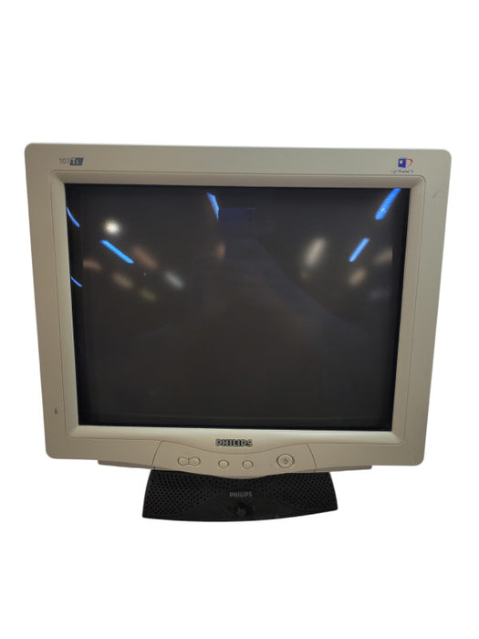 PHILIPS 107T51/74 White 17" CRT Monitor 0.25mm Dot Pitch D-Sub / VGA %