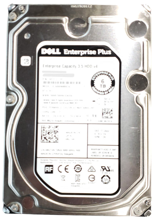 6TB SAS 3.5" Dell Enterprise Capacity 7.2K 12Gb/s HDD v4 - ST6000NM0034 Q+