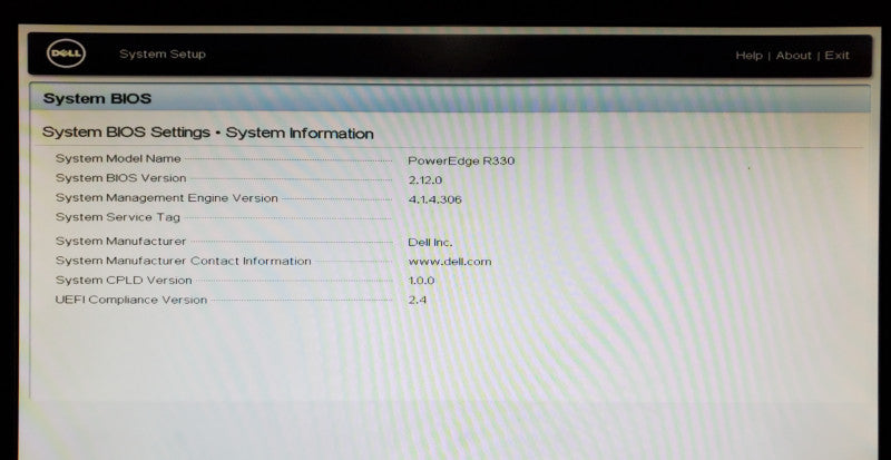 Dell PowerEdge R330 1x Xeon E3-1240 v6  32GB RAM H330 - No HDD