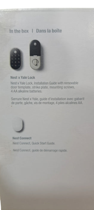 Brand New Google Nest x Yale Lock Satin Nickel Q