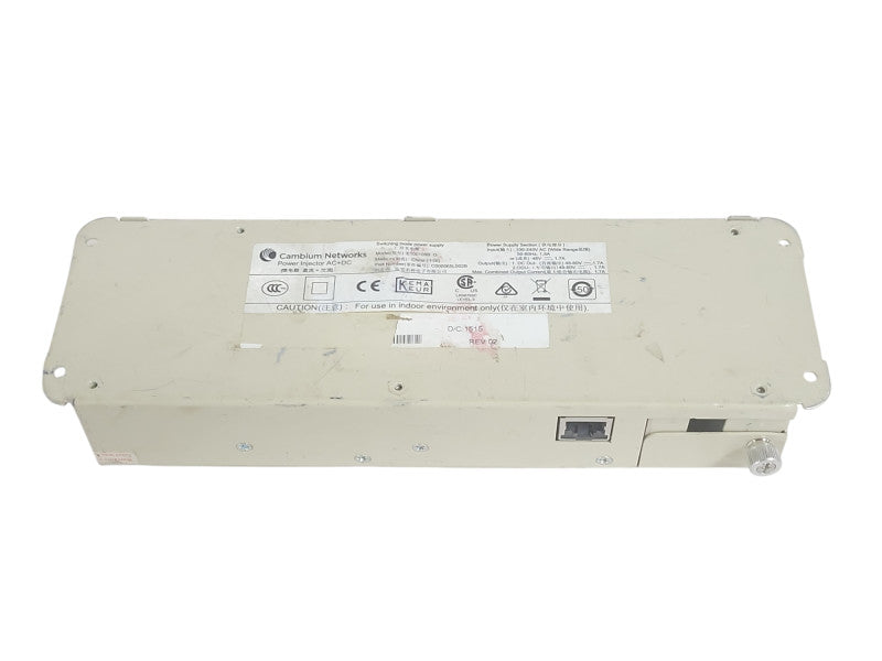 Cambium Networks power supply E100109B G Power Injector AC + DC, READ Q_