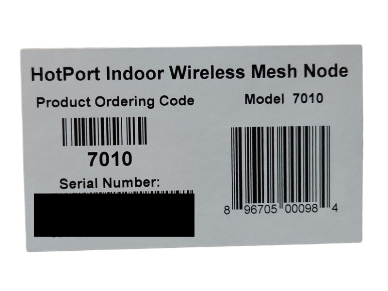 *NEW OPEN BOX* Firetide 7010 HotPort Indoor Wirless Mesh Node
