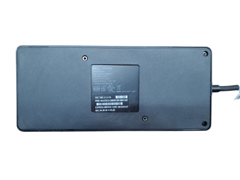 Dell WD19TBS Thunderbolt K20A USB-C Docking Station w/ 180W AC Adapter