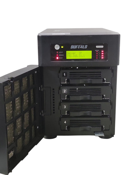 Buffalo TeraStation Pro TS-H0.0TGL/R5 w/ 4x HDD Trays, No HDD, READ _