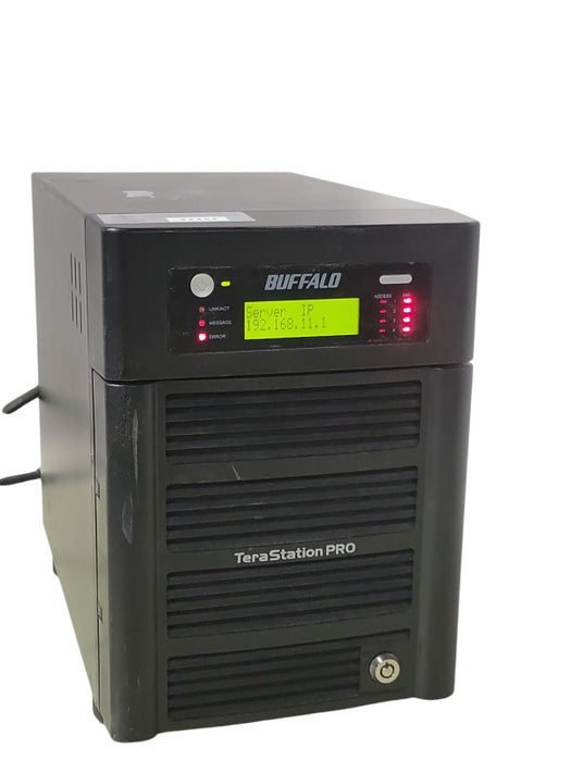 Buffalo TeraStation Pro TS-H0.0TGL/R5 w/ 4x HDD Trays, No HDD, READ _