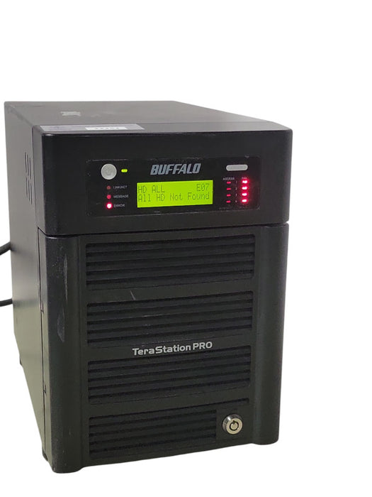 Buffalo TeraStation Pro TS-H0.0TGL/R5 w/ 4x HDD Trays, No HDD, READ _