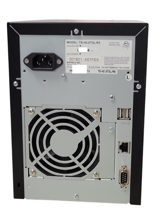 Buffalo TeraStation Pro TS-H0.0TGL/R5 w/ 4x HDD Trays, No HDD, READ _