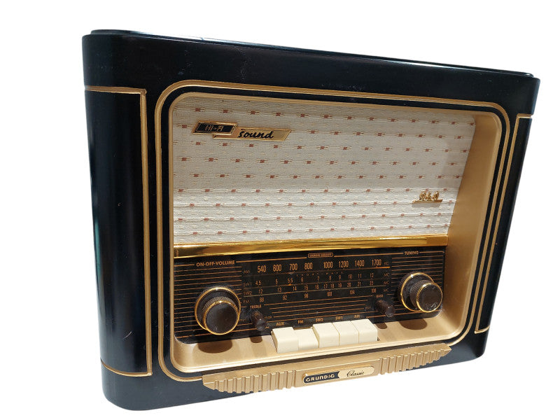 Grundig Germany Classic Looking Stereo Hi-Fi Sound 960 Remake Not Original  =