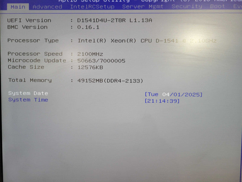 DATTO S3P4000 Server Xeon D-1541 2.1GHz 48GB RAM 4x 1TB HDD !