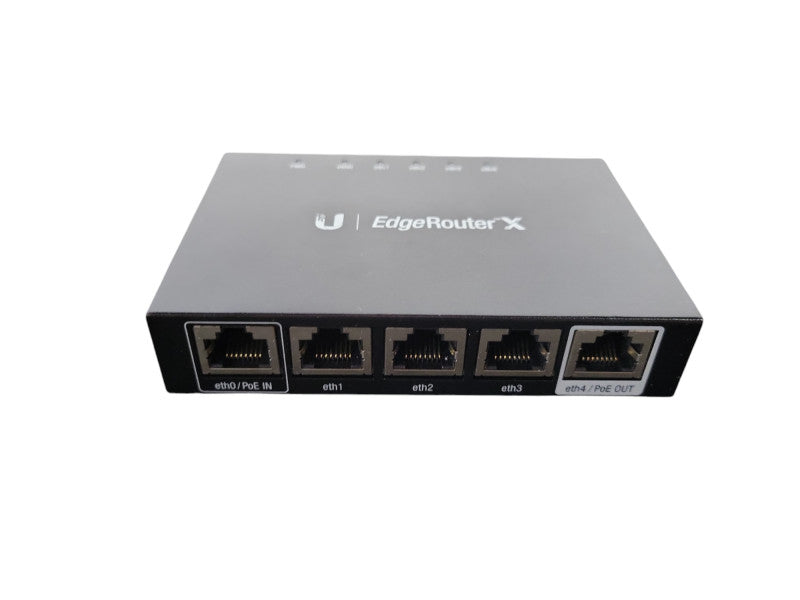 Ubiquiti Networks ER-X EdgeRouter X 5-Port Gigabit Wired Router w/ Power Ad !