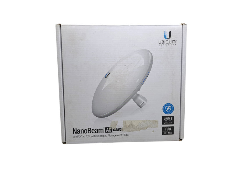 UBIQUITI NanoBeam AC Gen2 - CPE w/ Management Radio - NBE-5AC-Gen2