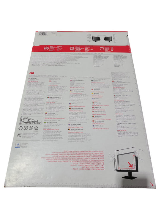 3M Black Privacy Filter 20.7" Monitor
