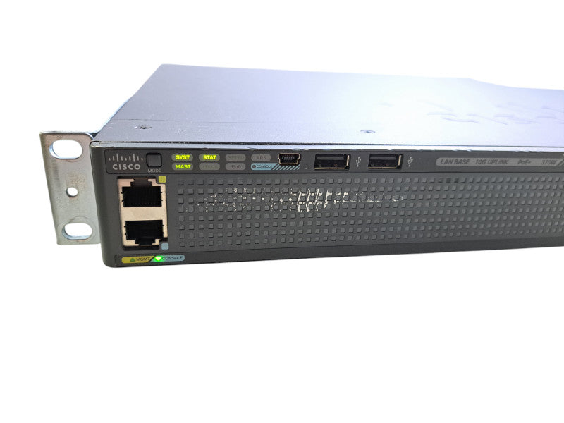 Cisco WS-C2960X-24PD-L V05 24-Port Gigabit PoE+ 370W Switch w/ 2x 10G SFP+
