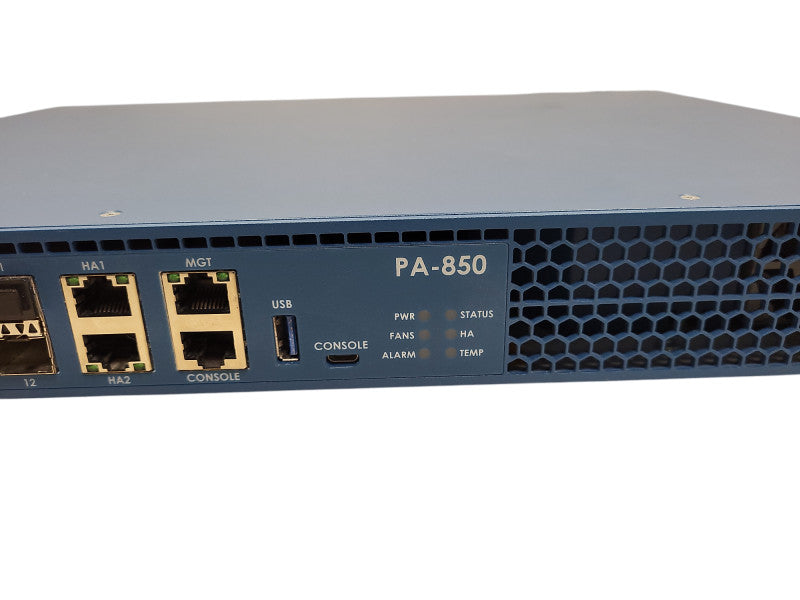 Palo Alto PA-850 Next-Gen Firewall Security Appliance w/ 2x PSU $