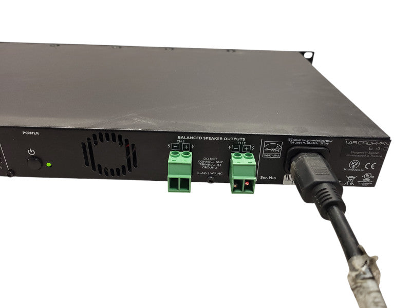 Lab Gruppen E Series 4:2 400W 2-Channel Installation Amplifier READ Q$