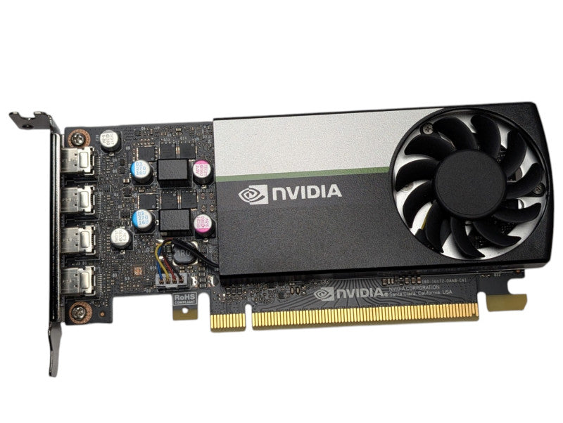 NVIDIA Quadro T1000 8GB Low Profile Graphics Card 4x mini DisplayPort  -