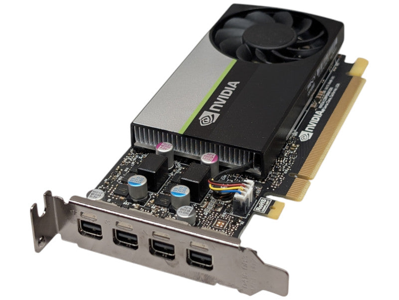 NVIDIA Quadro T1000 8GB Low Profile Graphics Card 4x mini DisplayPort  -