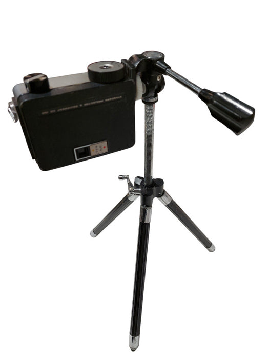 Vintage Standard Camera Gatling 72 Ricoh F:2.8-F=25mm Lens & Tri-Pod Stand  =
