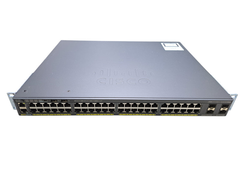 Cisco WS-C2960X-48LPS-L V02 | 48-Port Gigabit PoE+ 370W Switch w/ 4x SFP